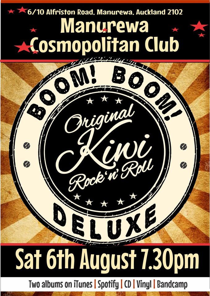 BOOM! BOOM! DELUXE at Manurewa Cossie