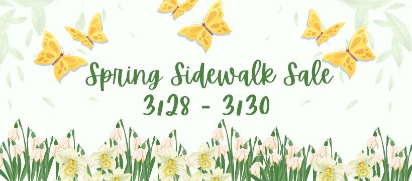 Spring Sidewalk Sale