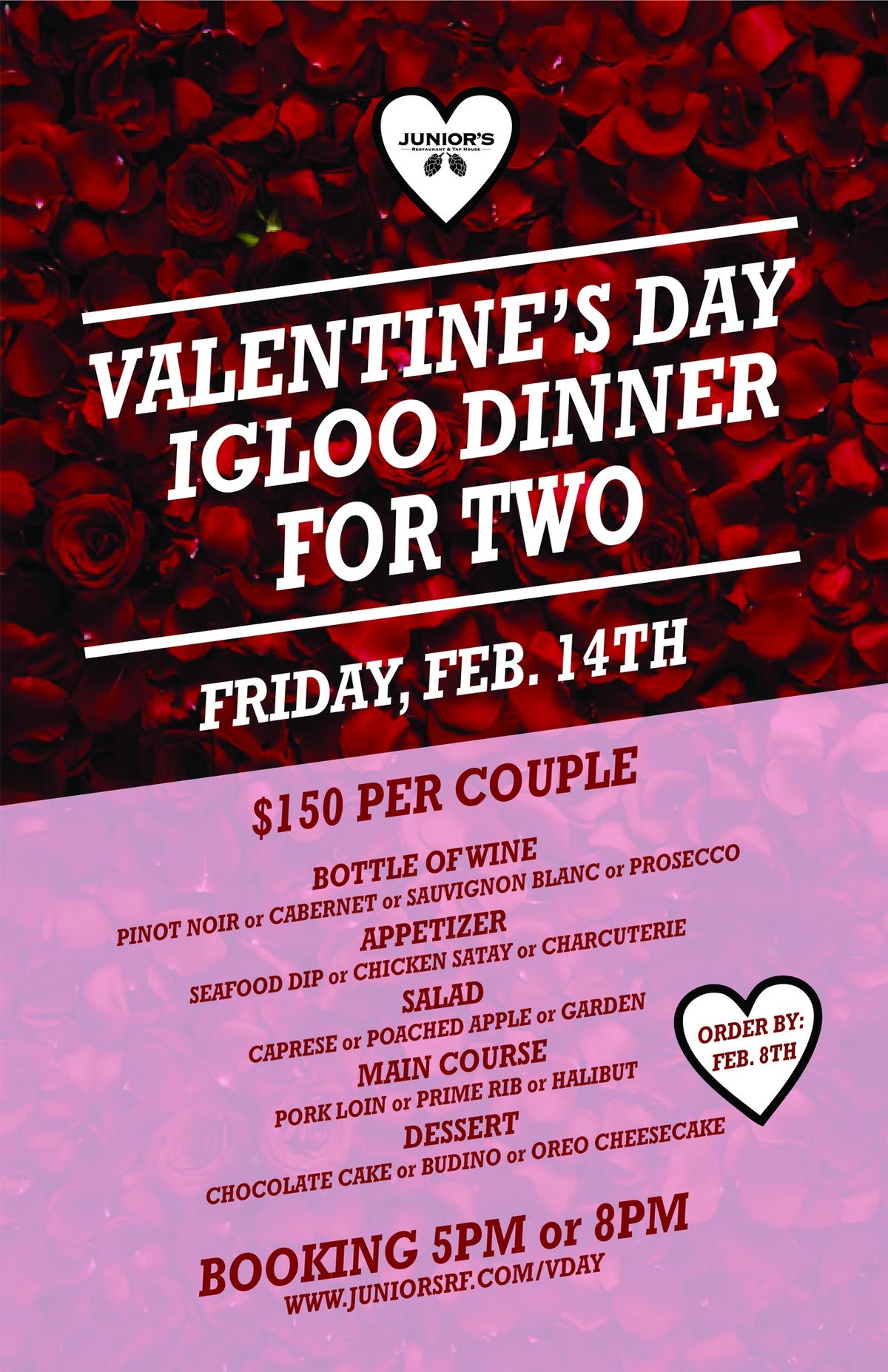 Valentine's Day Couples Igloo Dinners