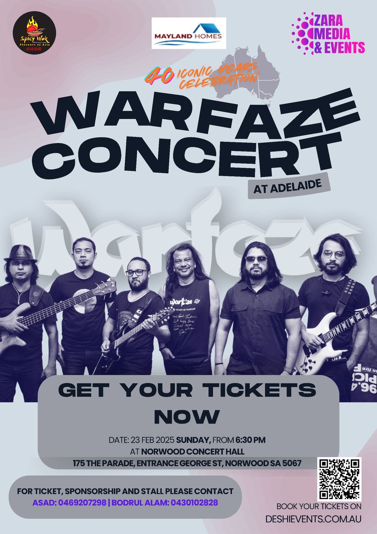 40 Iconic Year Celebration of Warfaze - Adelaide Concert 2025