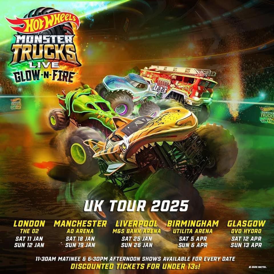 Hot Wheels Monster Trucks Live - Glow-N-Fire Liverpool Tickets