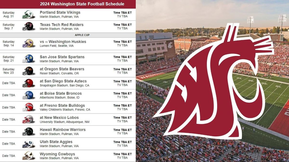 Washington State Cougars at New Mexico Lobos Football