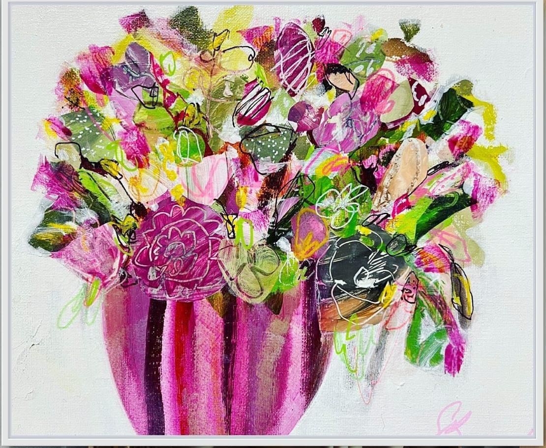 Mini Buds and Blooms Mixed Media with Sharon Blair