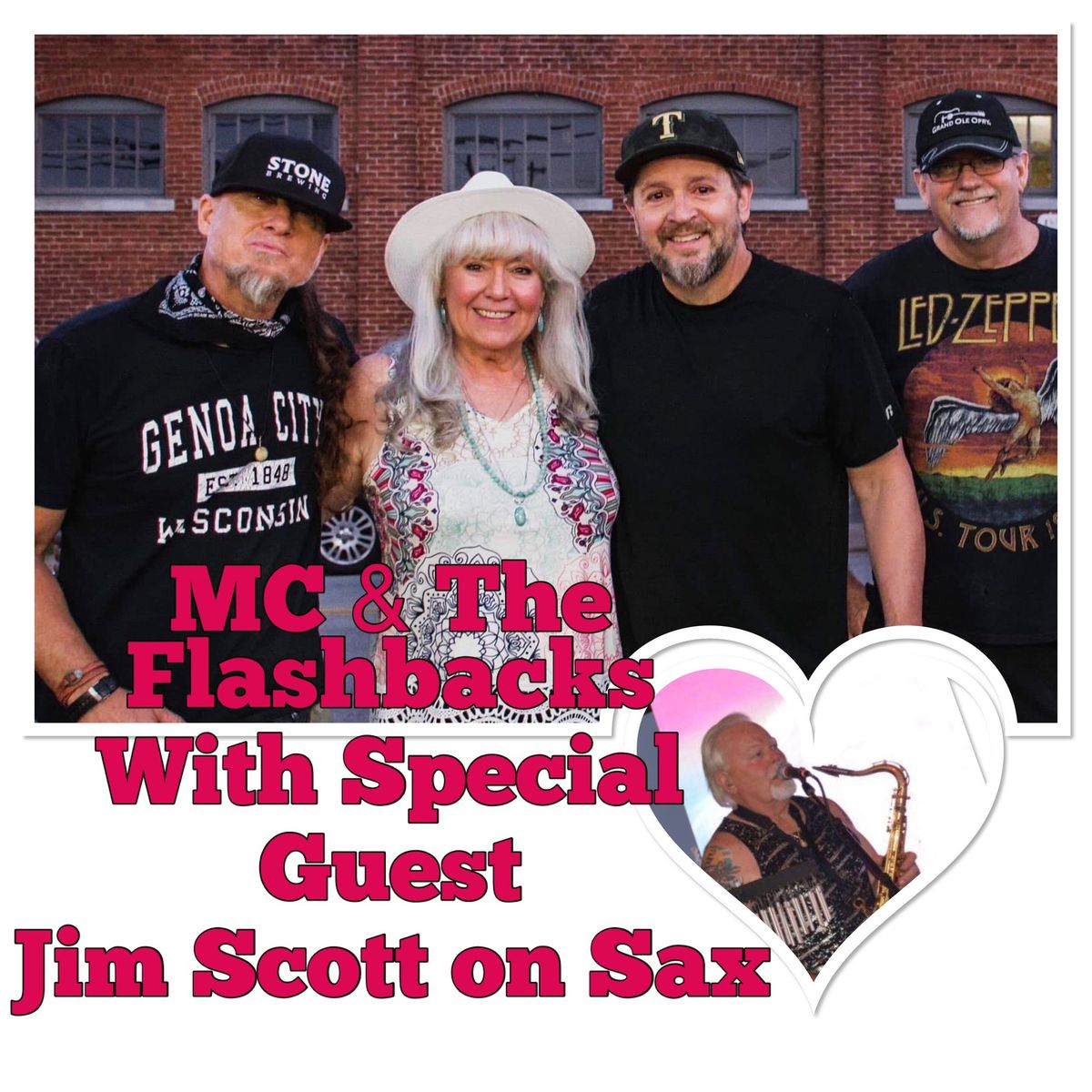 MC & The Flashbacks \u201cLIVE On Deck\u201d at Pirate\u2019s Cove!!! With Special Guest Jim Scott on Sax!!!