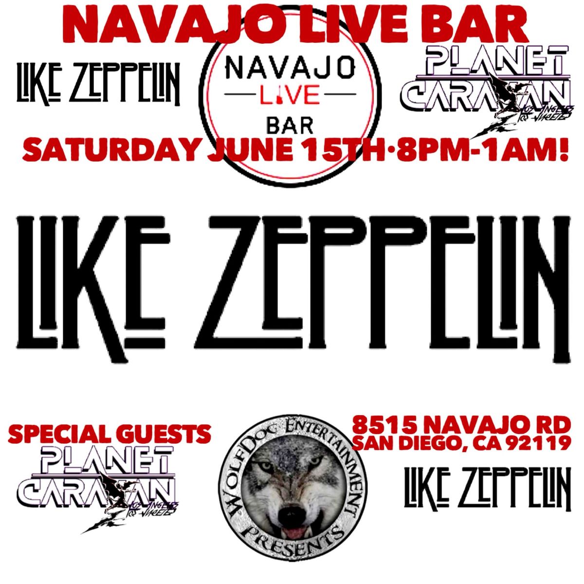 Like Zeppelin & Planet Caravan @ Navajo Live 
