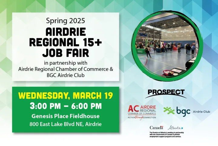 Airdrie Regional 15+ Spring Job Fair