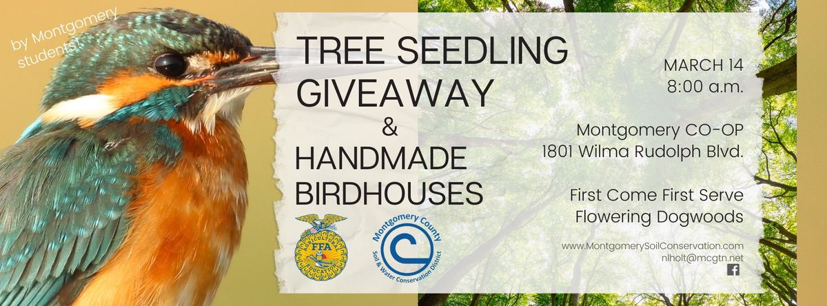 MONTGOMERY COUNTY TREE SEEDLING GIVEAWAY CONSERVATION DAY