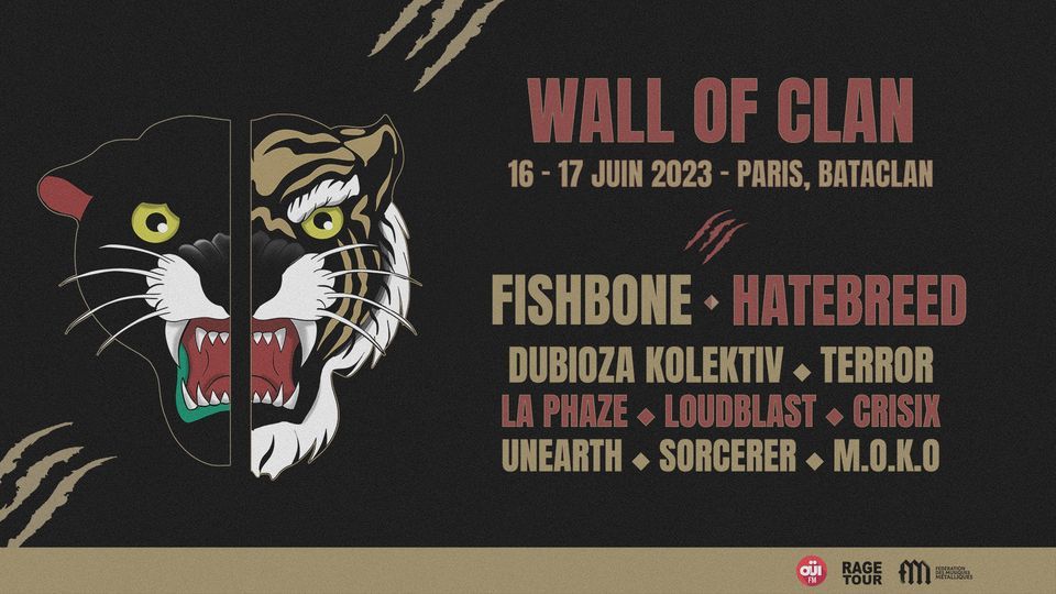 ? Festival Wall Of Clan \u25aa\ufe0f Le Bataclan - Paris