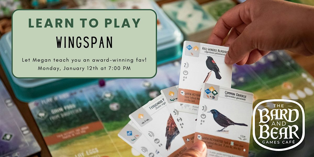 Learn to Play: Wingspan