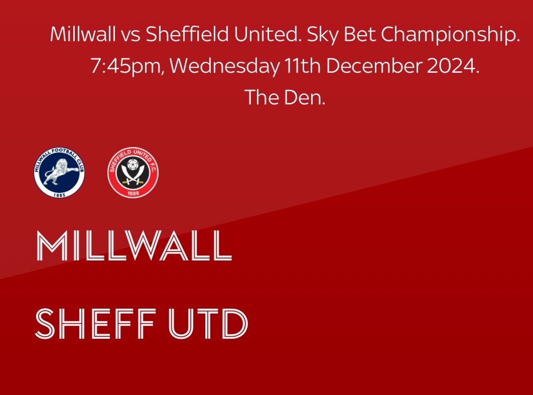 MILLWALL VS SUFC