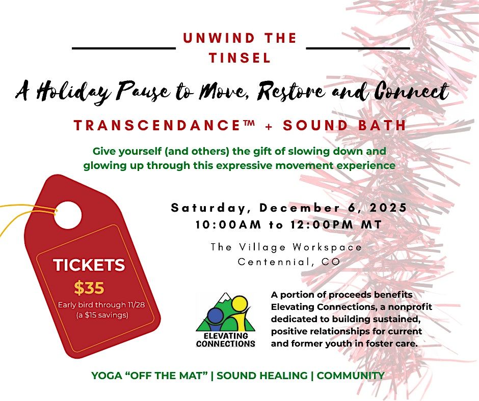 TranscenDance\u2122  movement experience +  Sound Bath fundraiser