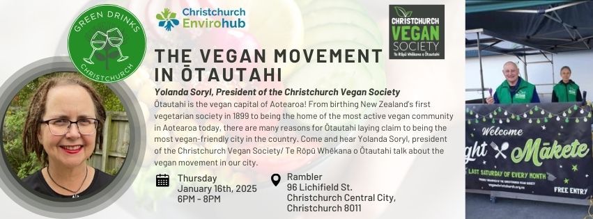 Green Drinks: The Vegan Movement in \u014ctautahi