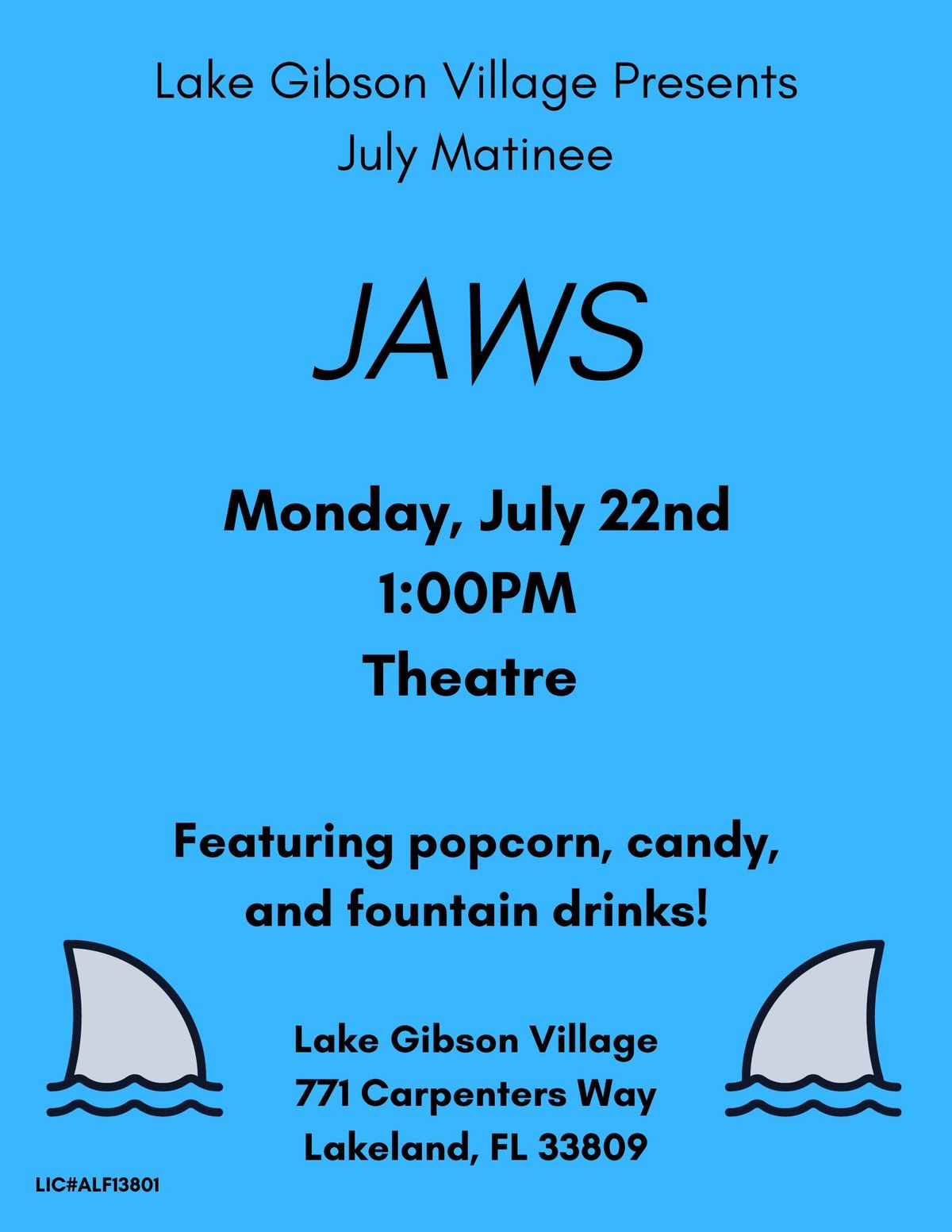 Theatre Matinee: JAWS