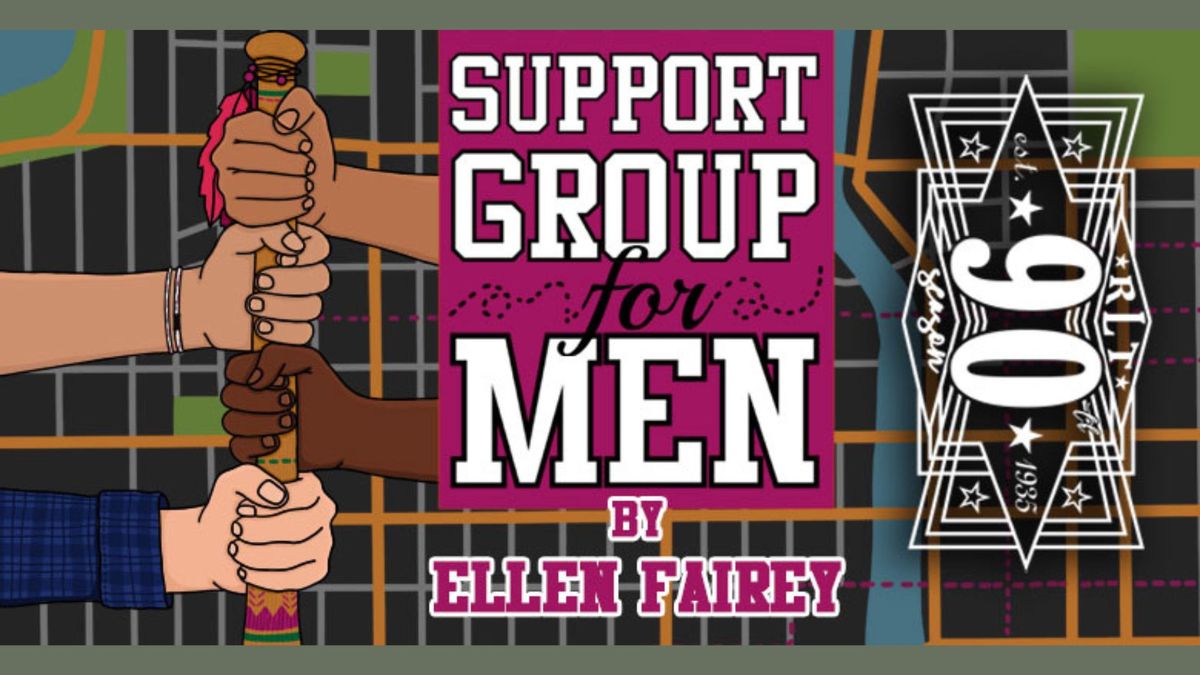 "Support Group for Men" by Ellen Fairey