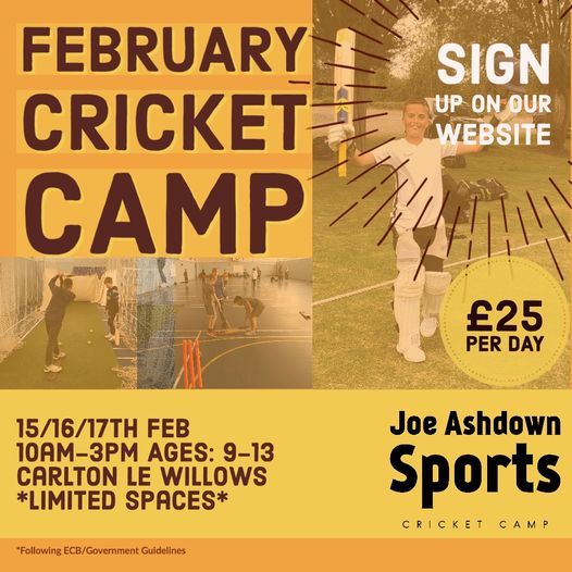 February Half Term Cricket Camp