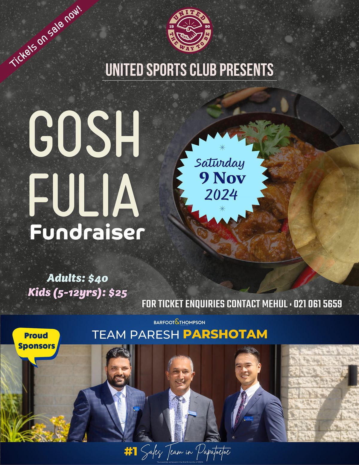 Gosh Fulia fundraiser