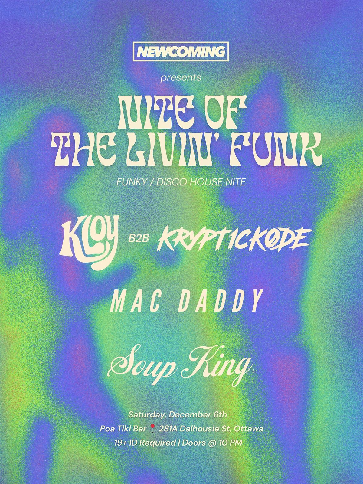 NEWCOMING PRESENTS: NITE OF THE LIVIN' FUNK
