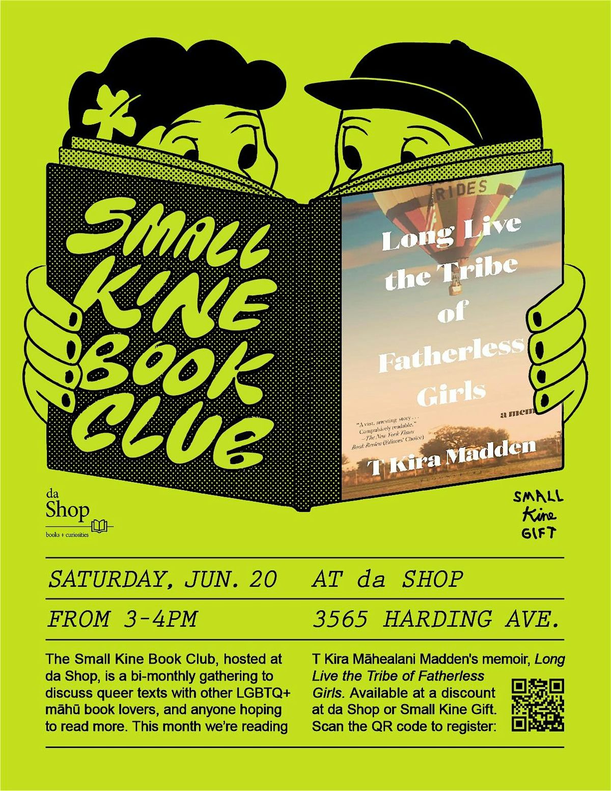 Small Kine Book Club: Long Live the Tribe of Fatherless Girls: A Memoir