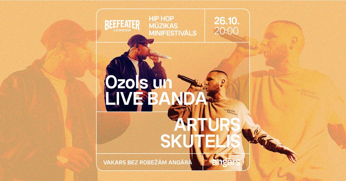 Hip-hop minifestiv\u0101ls: Skutelis \/\/ Ozols un Live Banda