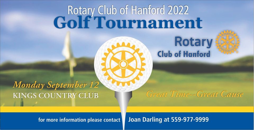 Rotary Club of Hanford 2022 Charity Golf Tournament