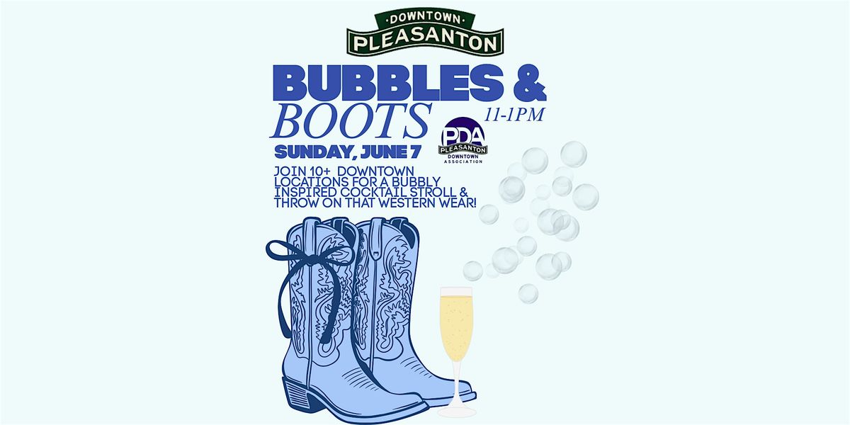 Weekends on Main: Bubbles & Boots Crawl
