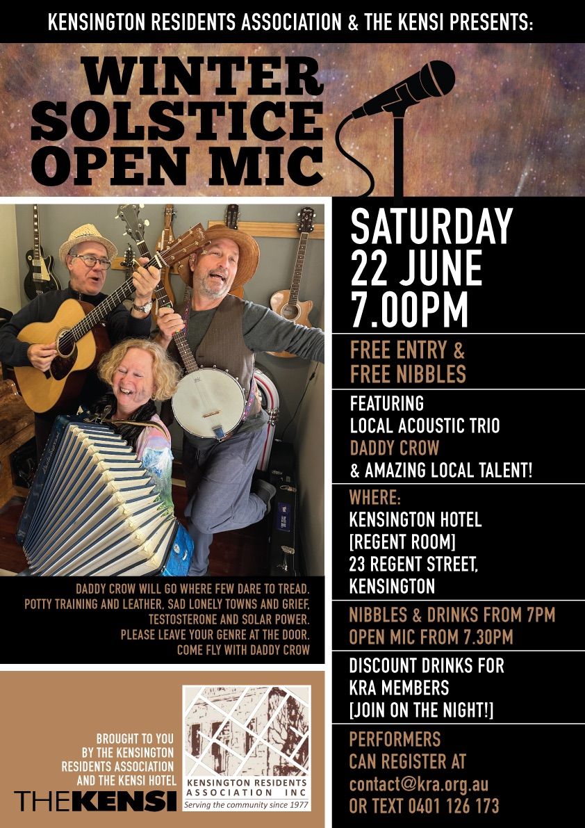 Solstice Open Mic and Community Concert