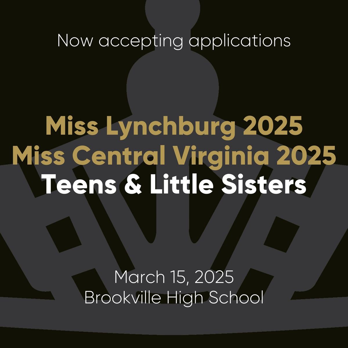 2025 Miss Lynchburg and Miss Central Virginia Competition