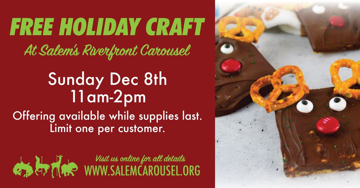 Free Holiday Craft at the Carousel