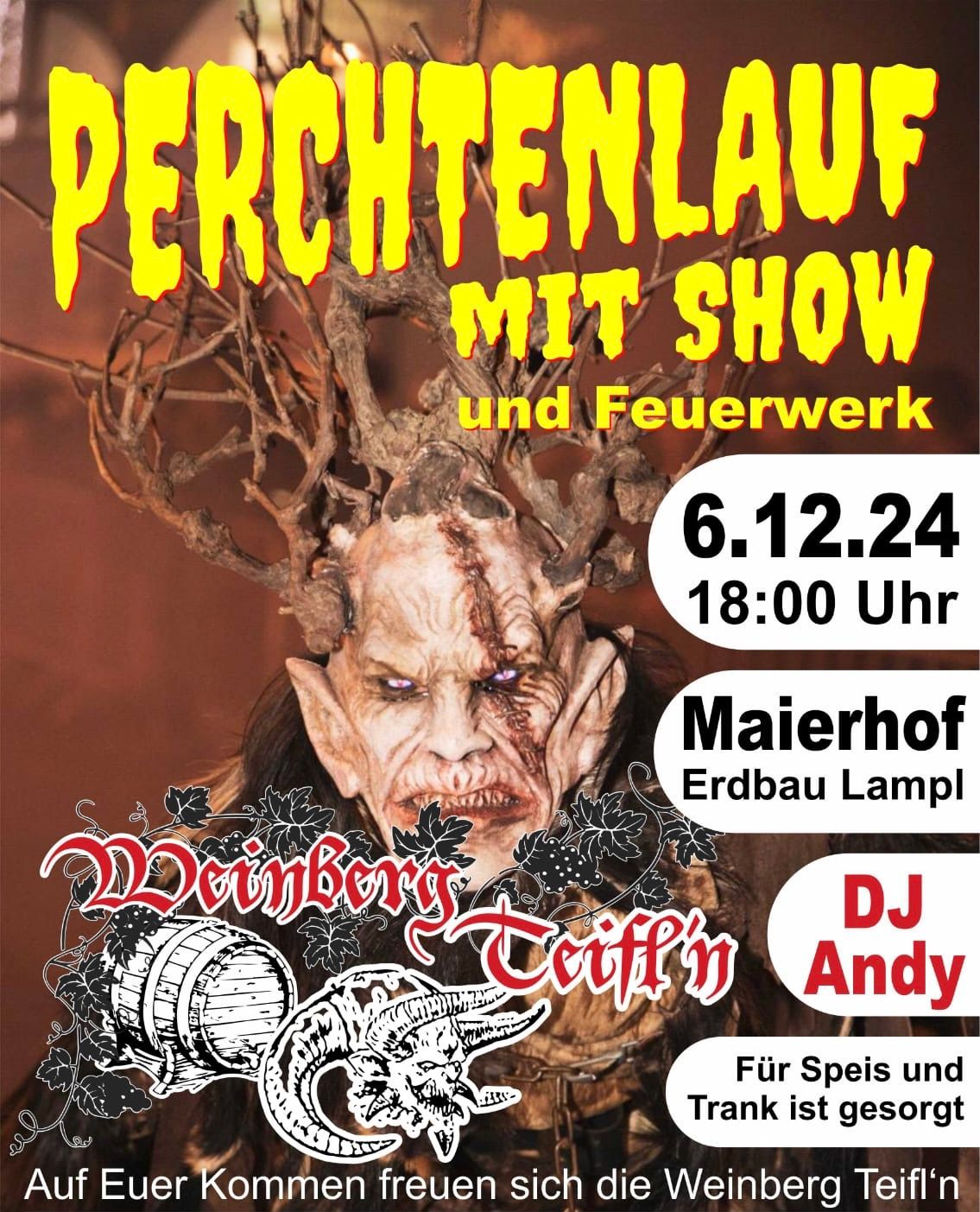 2.Perchtenlauf mit Show der Weinberg Teifl\u2019n 