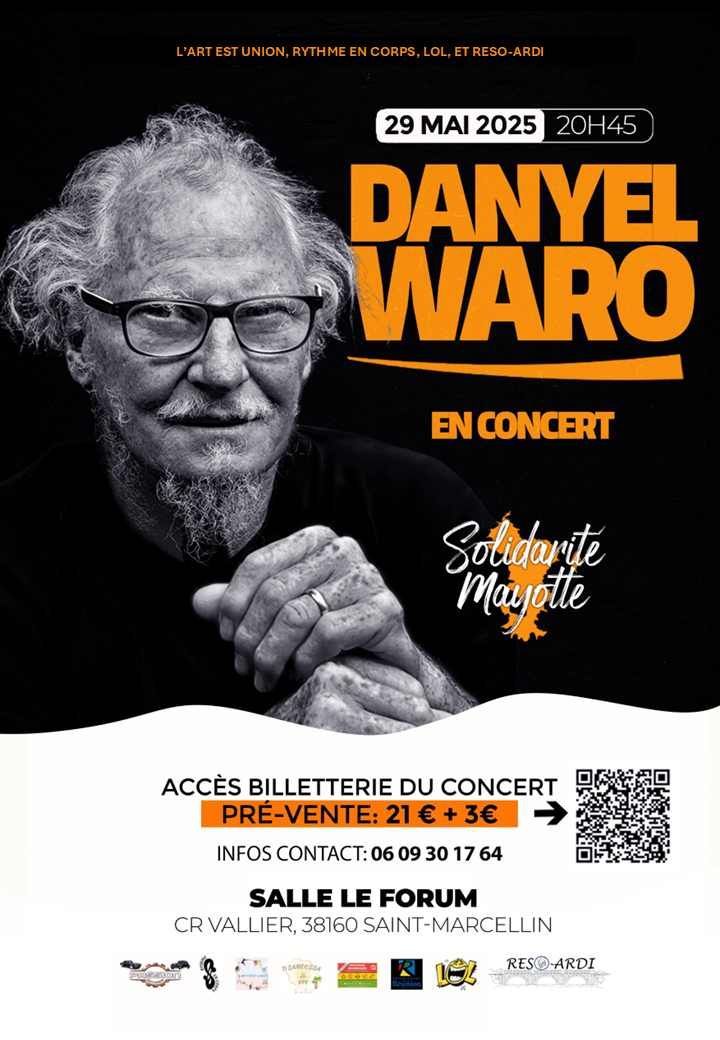 Danyel Waro en concert Saint marcellin 