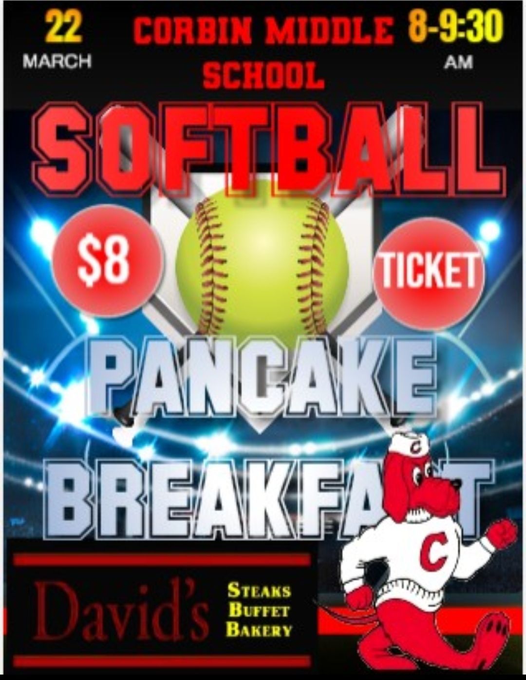 Softball Ladies' Pancake Breakfast