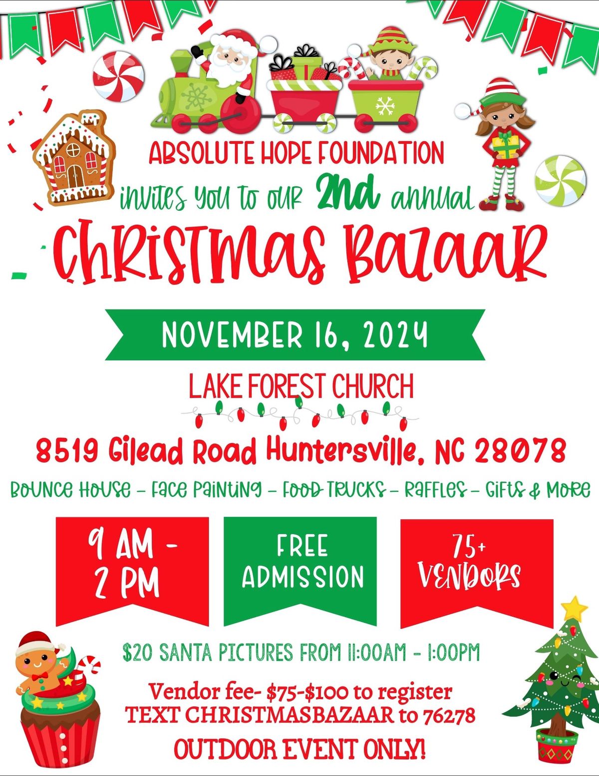 Absolute Hope Foundations 2nd Annual Christmas Bazaar 