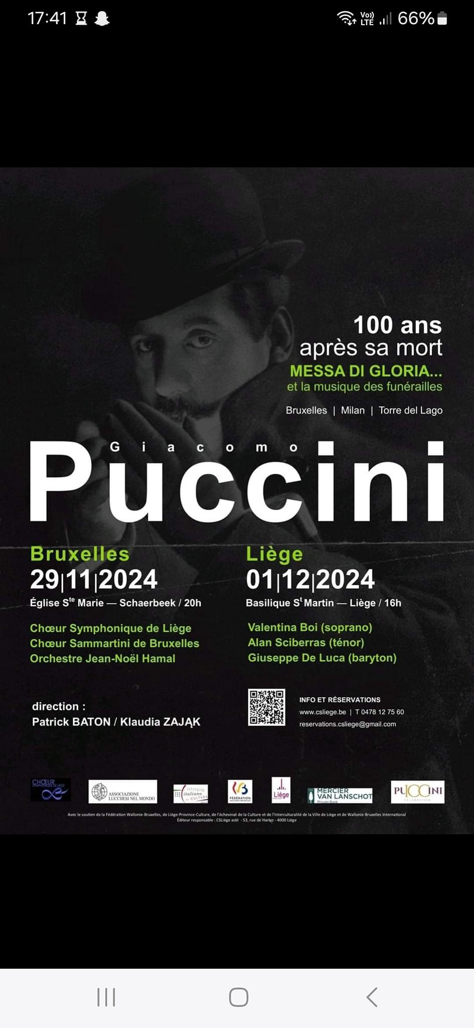 Concert Puccini. Cent ans apr\u00e8s...