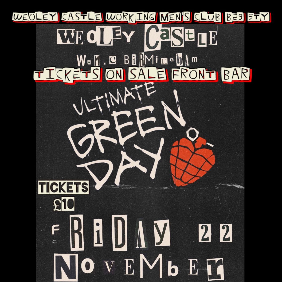 Ultimate Green Day - Green Day Tribute Band Gig