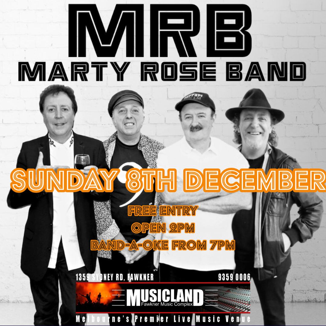 Sunday Fundays - The Marty Rose Band