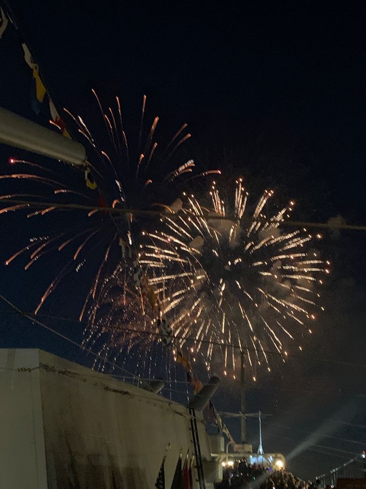 July 4th Fireworks at the Battleship, Battleship New Jersey Museum and
