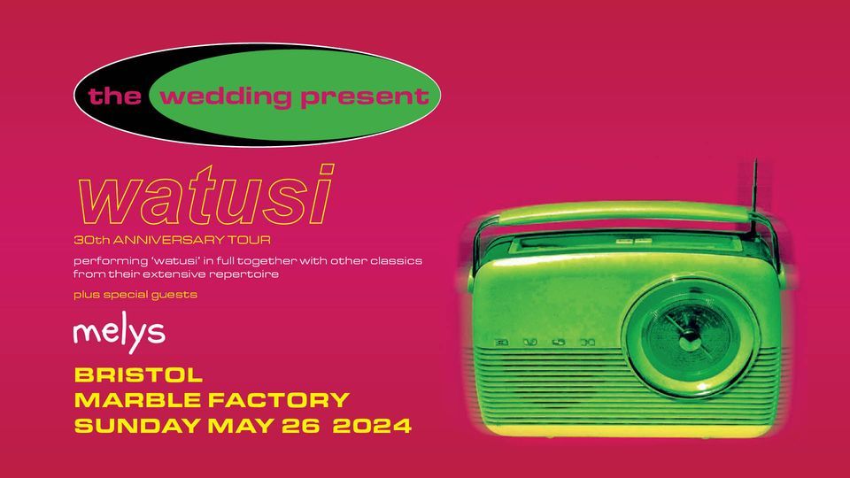THE WEDDING PRESENT Watusi 30th Anniversary Tour Live at Marble Factory, Bristol