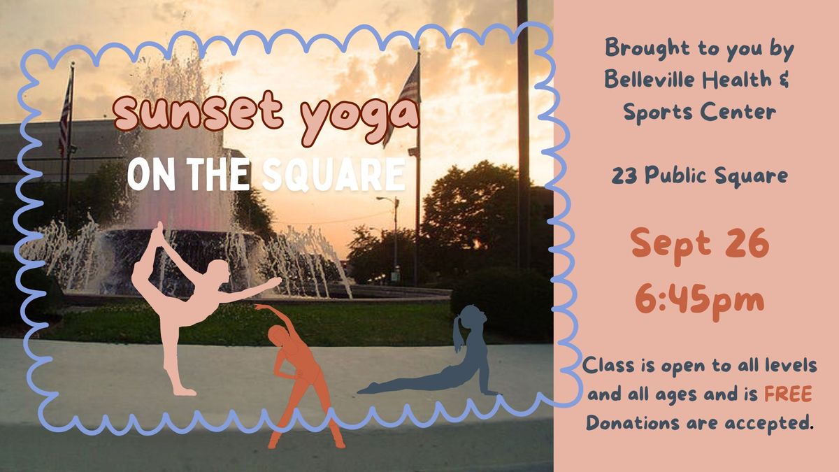 Sunset Yoga on the Square