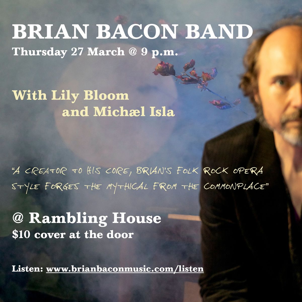 Brian Bacon Band with Lily Bloom & Michael Isla