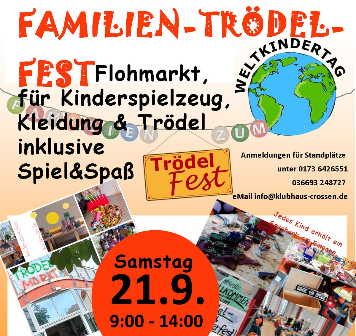 Familien-Tr\u00f6del-Fest f\u00fcr die ganze Familie 