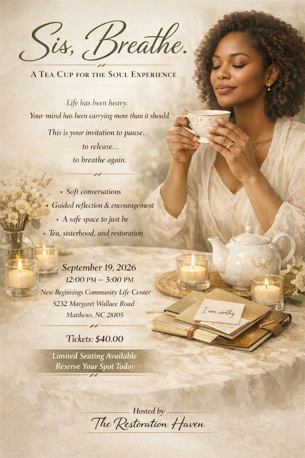 Sis, Breathe. \u2013 A Tea Cup for the Soul: Mental Wellness Experience