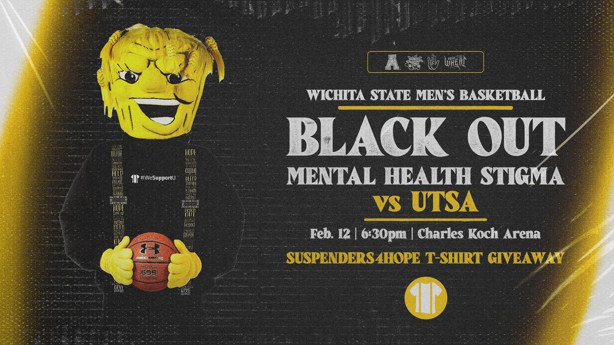 Suspenders4Hope Black Out Mental Health Stigma Game - Men's Basketball vs UTSA