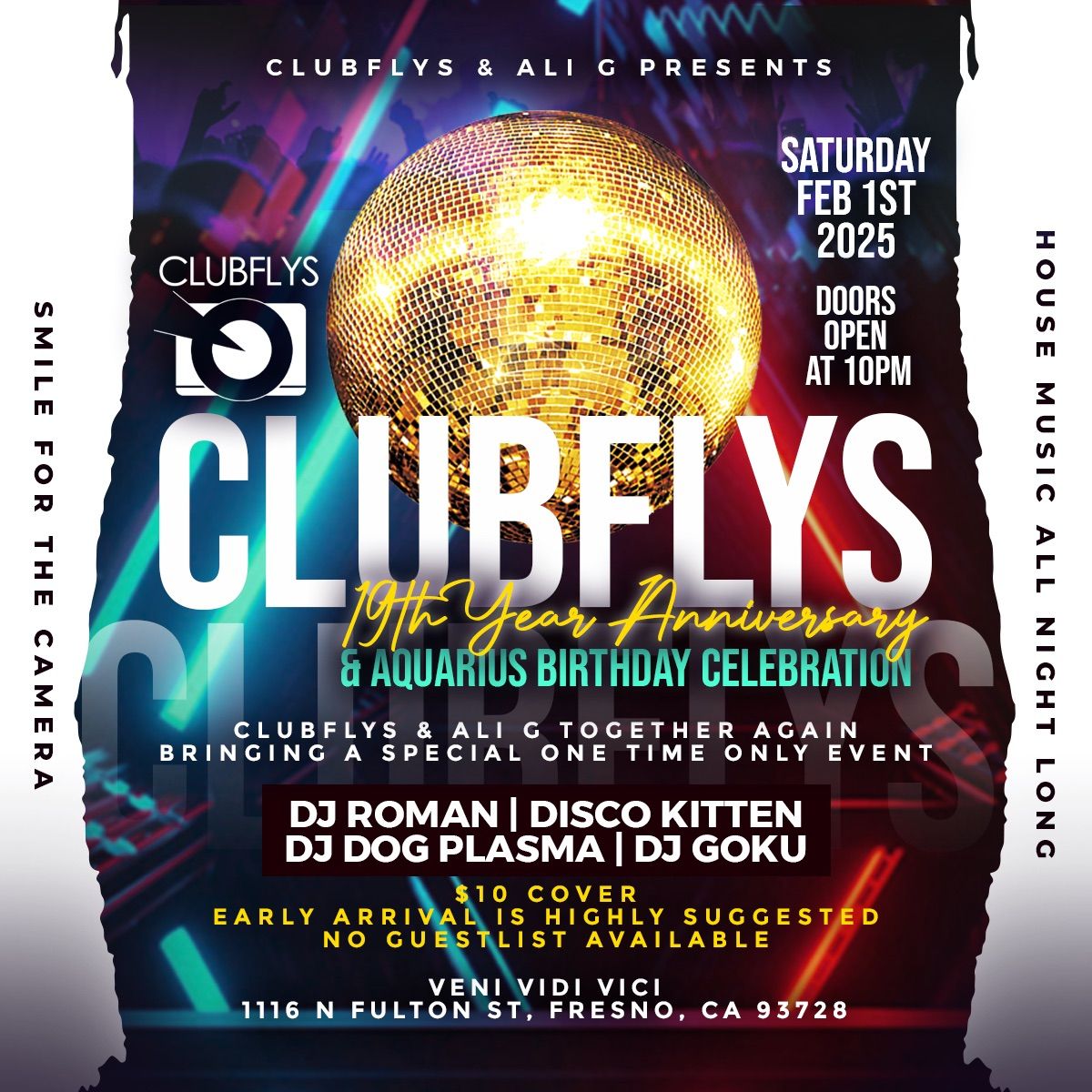 (Special Event) ClubFlys 19th Anniversary + Aquarius Celebration 