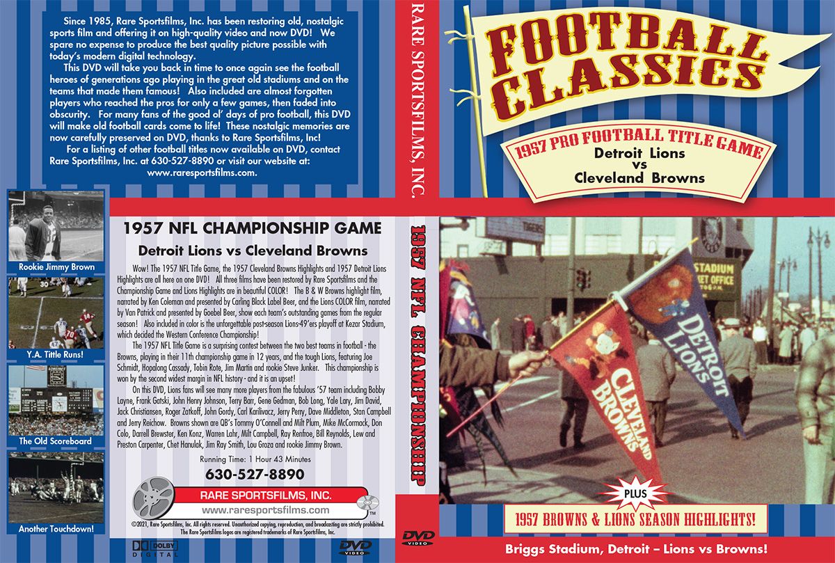 Cleveland Browns at Detroit Lions at Ford Field