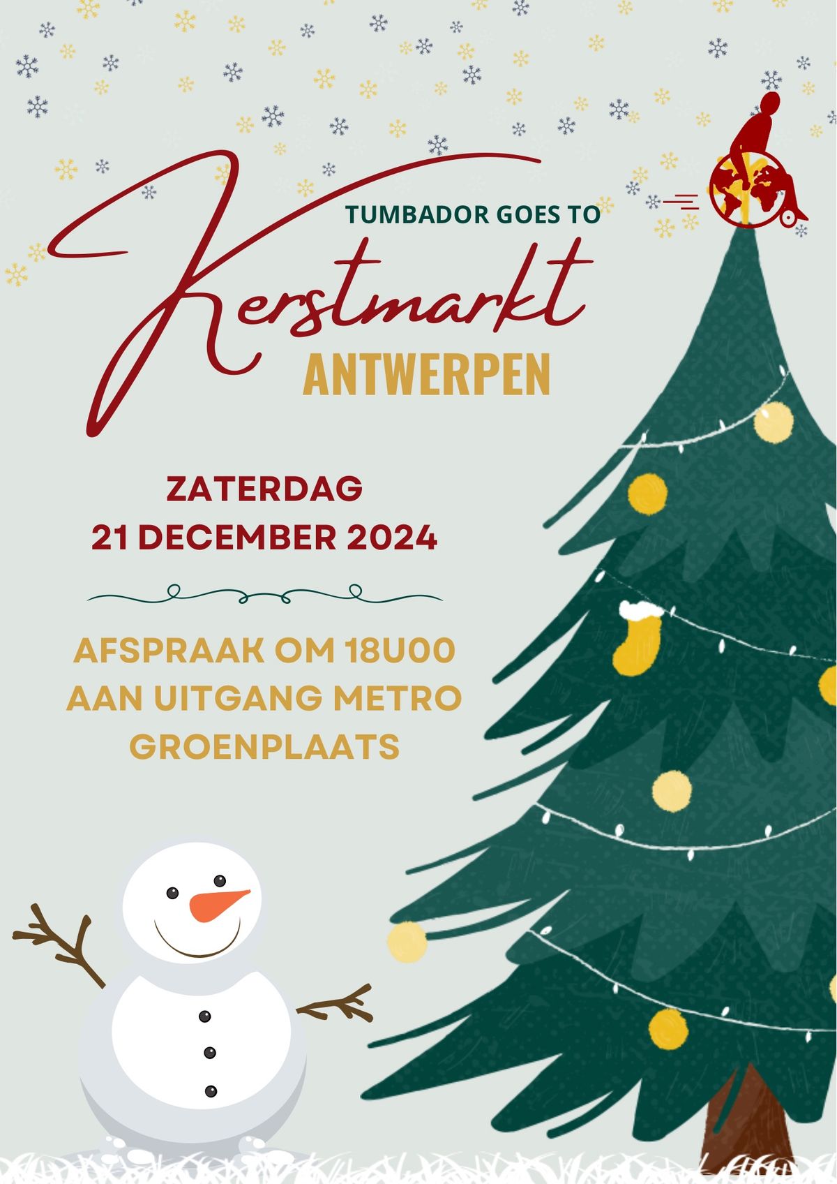 Tumbador goes to\u2026 Kerstmarkt Antwerpen