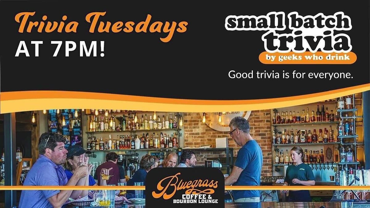 Geeks Who Drink Trivia Tuesdays!