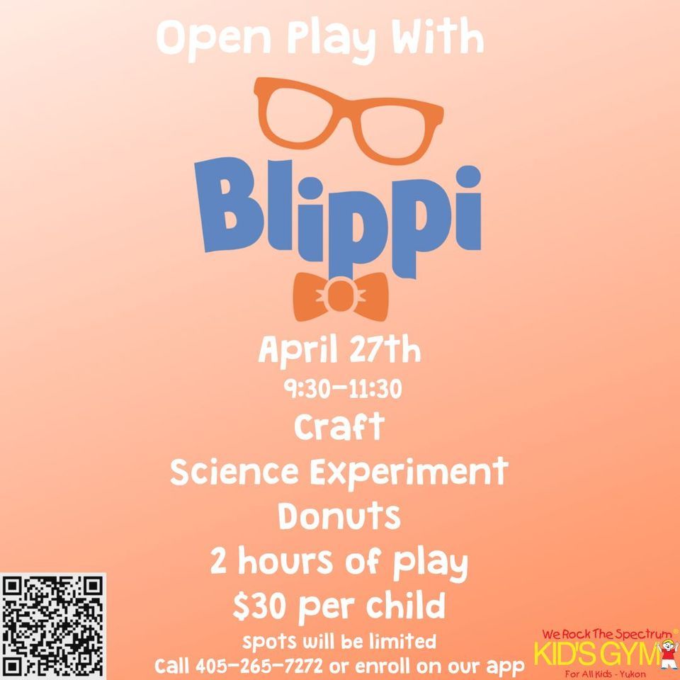 Open play with Blippi