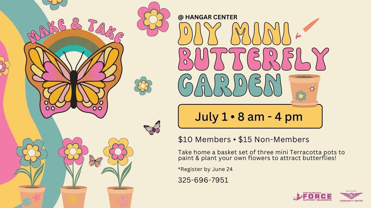 DIY Mini Butterfly Garden