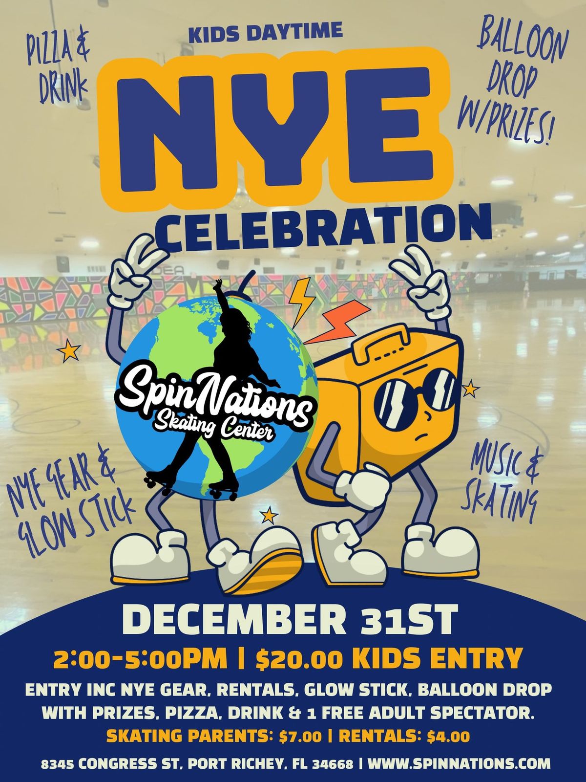 Annual NYE Kids Daytime Party | 2-5pm