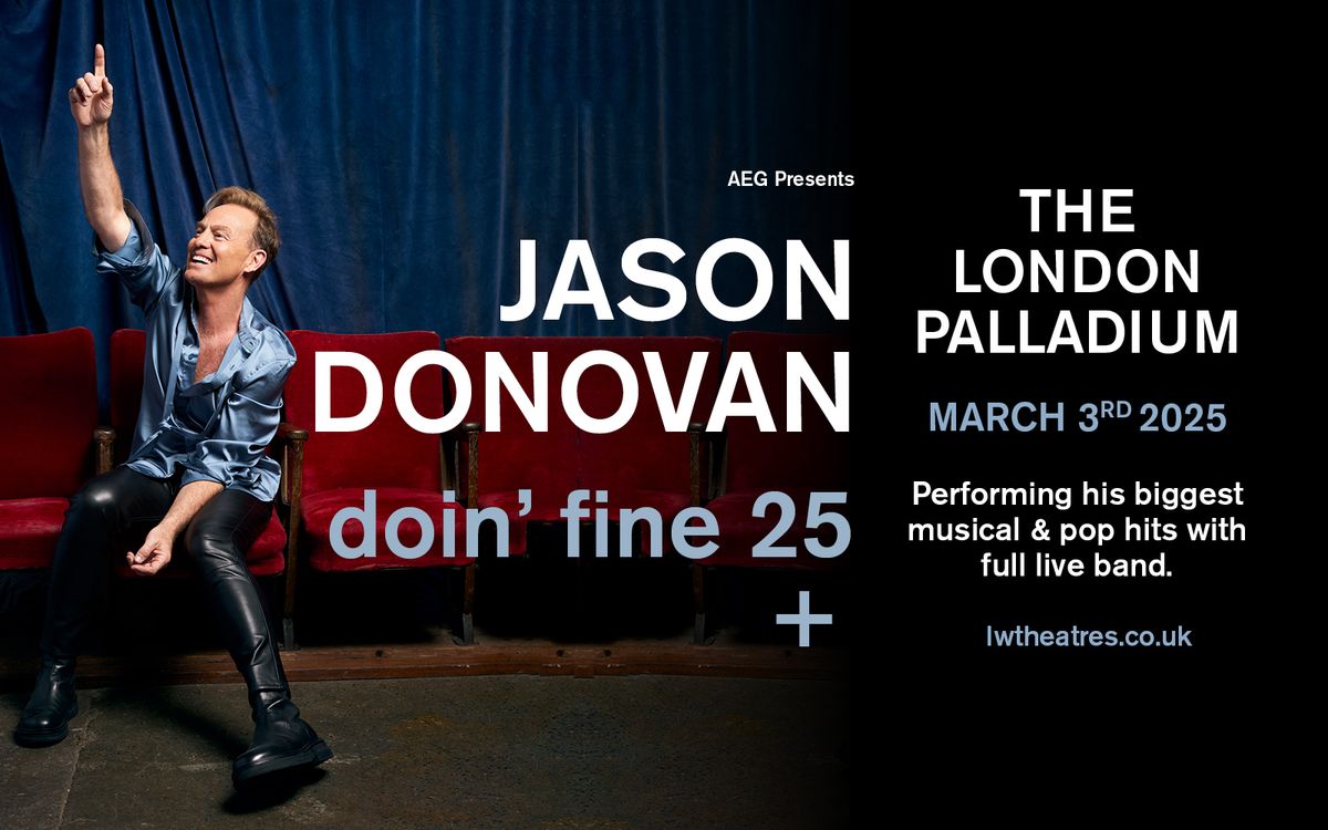 Jason Donovan at London Palladium